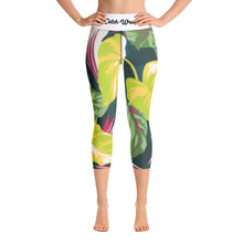 Load image into Gallery viewer, CACC Green Yoga Capri Leggings
