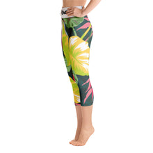 Load image into Gallery viewer, CACC Green Yoga Capri Leggings
