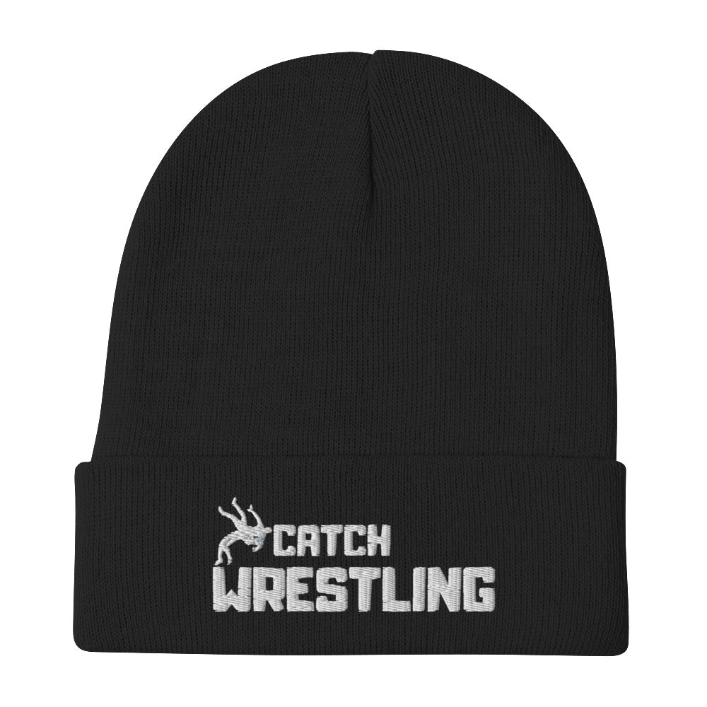 Embroidered Beanie Catch Wrestling